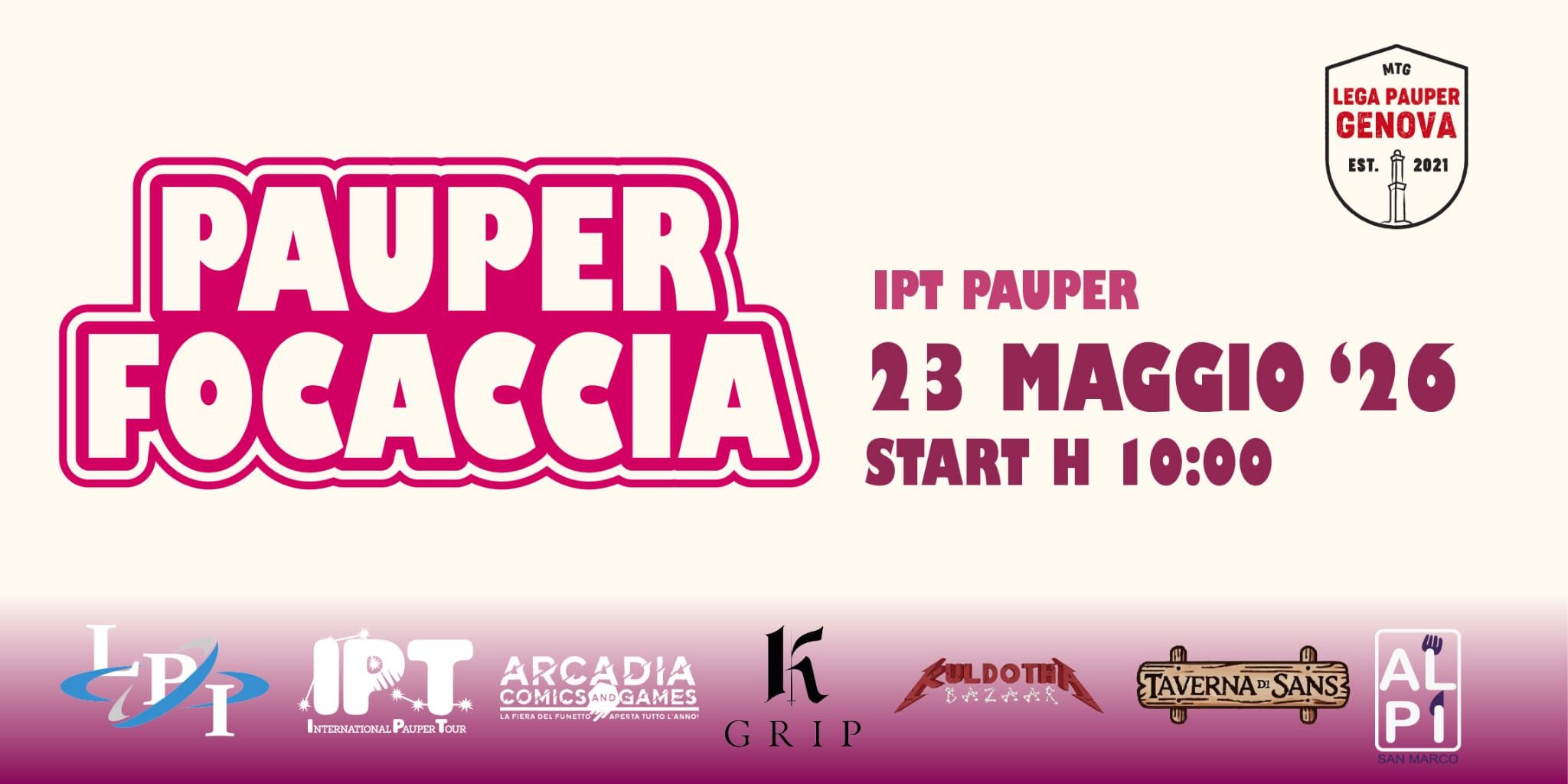 Pauper Focaccia 2026